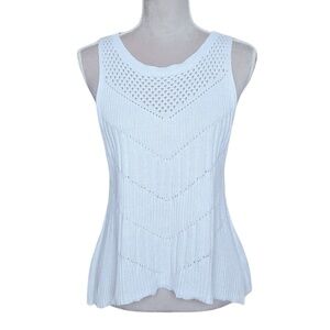 American Eagle Outfitters White Muscle Tee
